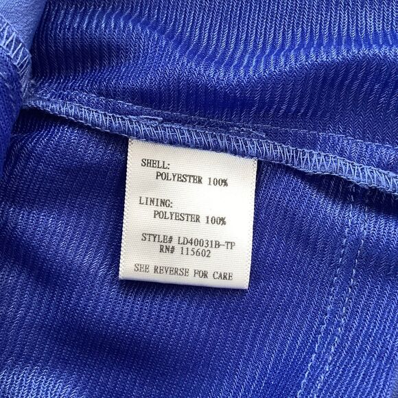 Lush Dress Women’s Small Periwinkle Blue Layered Ruffles‎ Sleeveless Summer - Picture 15 of 16